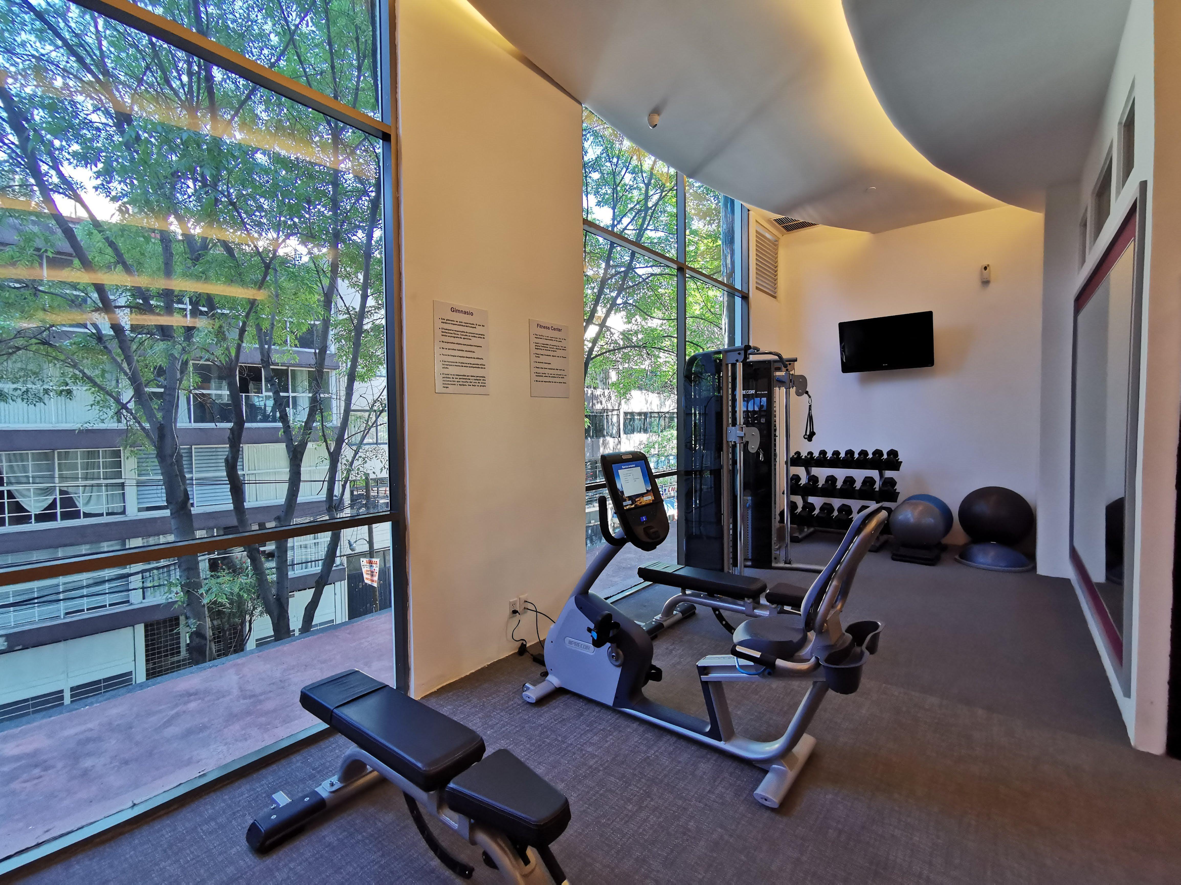 Belair Unique Mexico City Wtc, Trademark By Wyndham Екстериор снимка The gym at the hotel